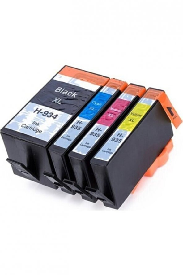 Hp Officejet Pro 6239 4 Renk (934XL-935XL) Muadil Kartuş,