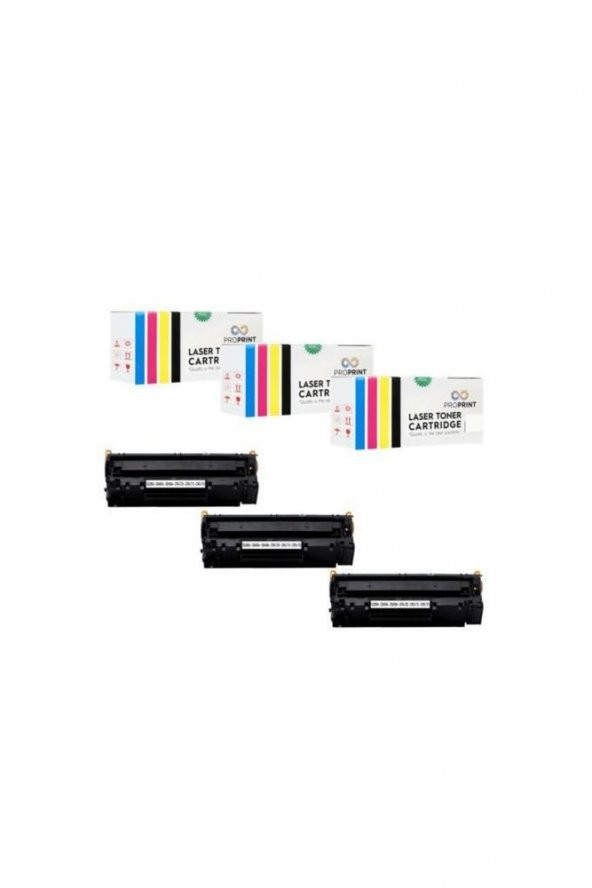 M1214 M1214nfh M1217 3 Adet Muadil Toner 85a Ce285a ürün görseli