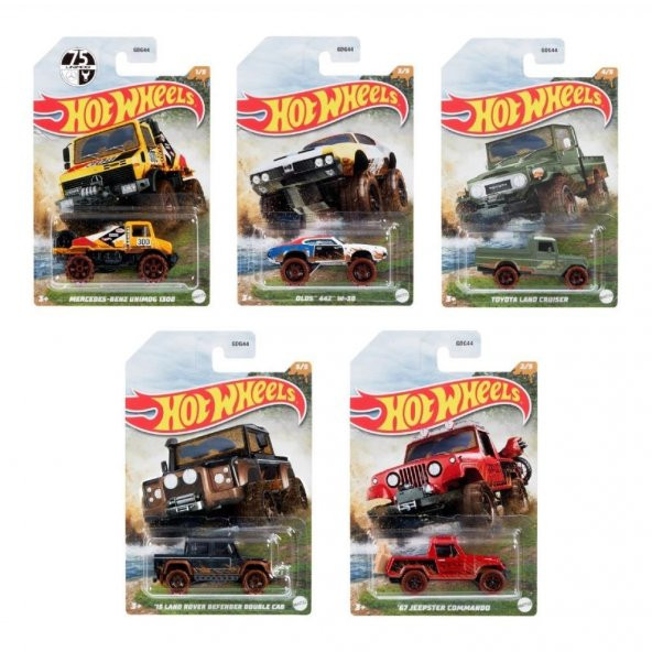 Hot Wheels HFW36 Mud Runner Set