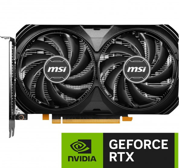 MSI RTX 4060 VENTUS 2X BLACK 8GB OC GDDR6 128BIT Ekran Kartı - 2