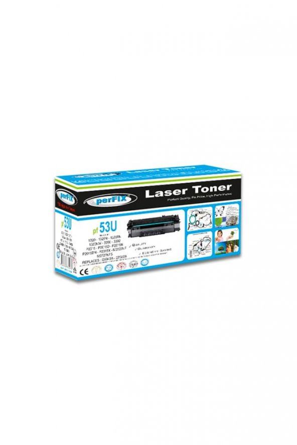 Perfıx Hp Q7553a - Q5949a Unıversal Muadil Toner - 3