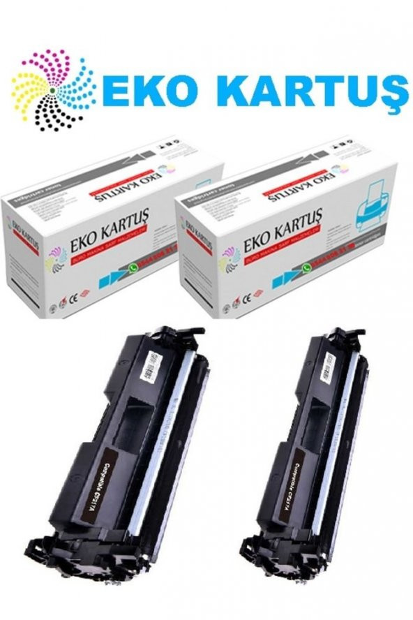 Hp M102a Hp Cf217a Uyumlu Ekonomik Avantajlı 2’li Paket Muadil Toner 17a Çipli