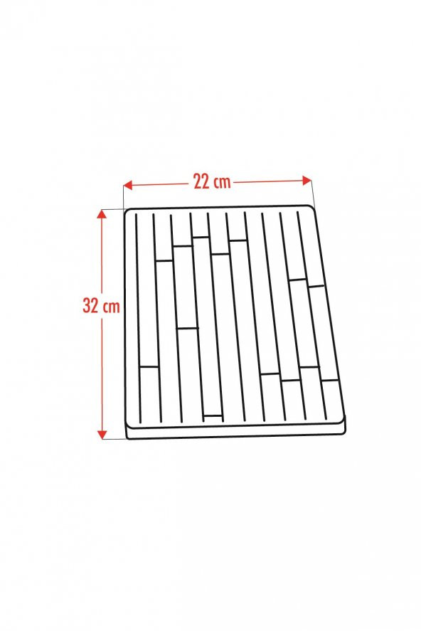 Bambu Kesme Tahtası Sunum Tahtası 22x32 - 3
