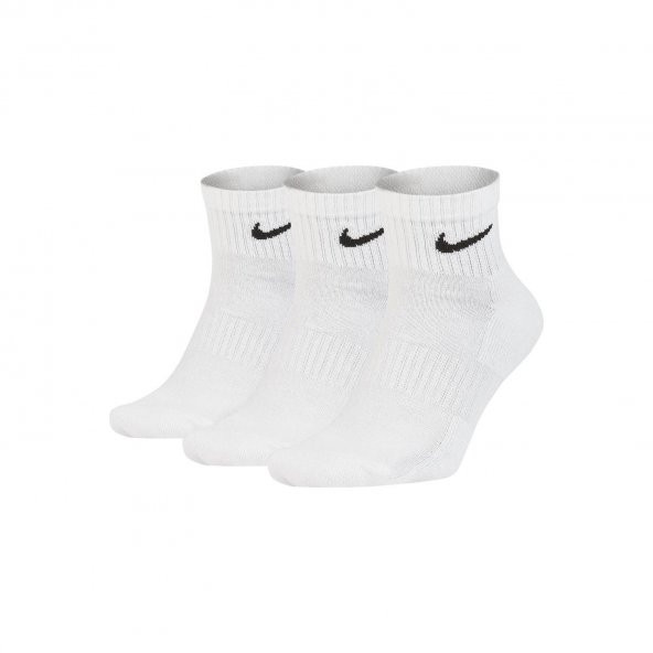 Nike Sx7667-100 Everyday Cush Ankle Sports 3 Pack Erkek Spor Çorap SX7667-100