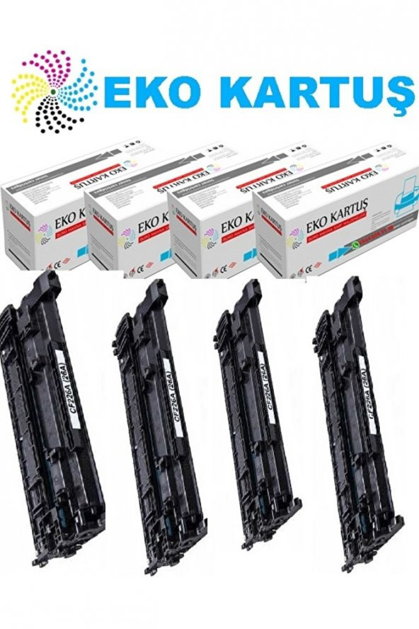 Hp Laserjet Pro M426 Cf226x Ekonomik Avantajlı 4’lü Paket Yüksek Kapasite Toner ürün görseli