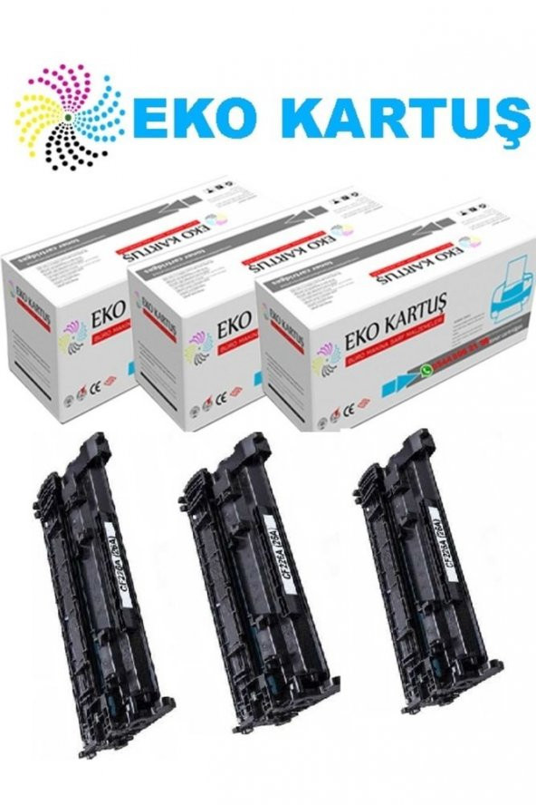 Hp 26a Cf226a Ekonomik Avantajlı 3’lü I Paket Siyah Muadil Toner - 3100 Sayfa