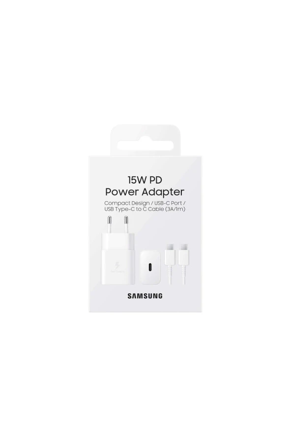 Samsung 15 w Pd Power Adepter Type-c To C Cable (3a/1m)