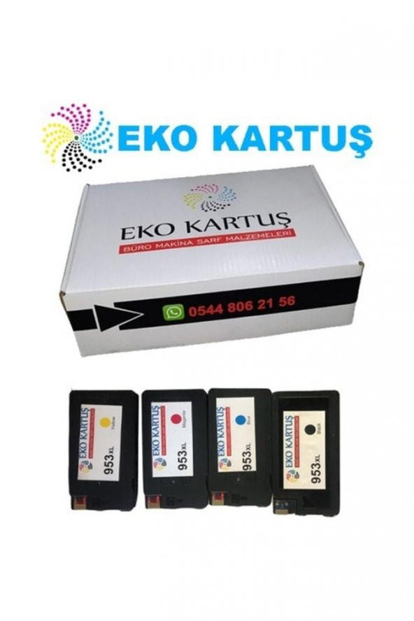 Hp 953xl Muadil Kartuş 4 Renk Hp 8710. 8720. 7720. 8210 - 2