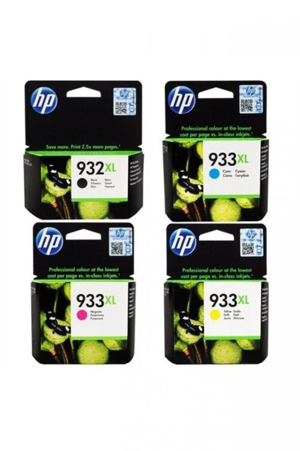 Hp 932xl-933xl Kartuş Seti Q6593a Hp Fotoğraf Kağıt Vp932aa - 1
