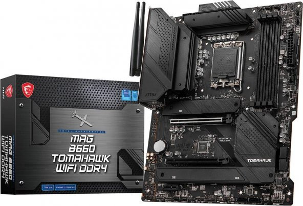 MSI Mag B660 Tomahawk Wi-Fi Intel LGA1700 DDR4 ATX Anakart Teşhir