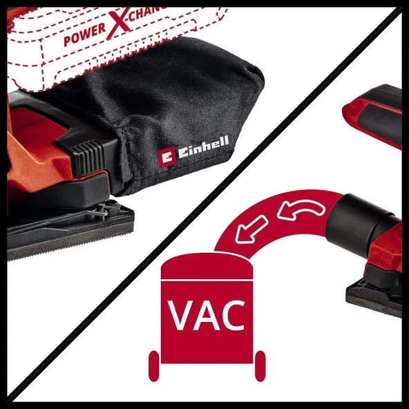 Einhell TC-OS 18/187 Li-Solo Titreşim Zımpara - 2