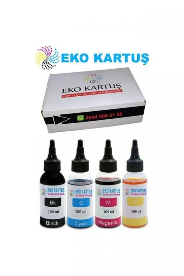 Epson Ecotank L200 T664 Takım Muadil Mürekkep