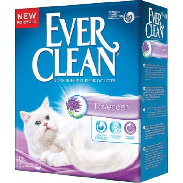 Ever Clean Lavanta Kokulu Topaklaşan Kedi Kumu 10 Lt