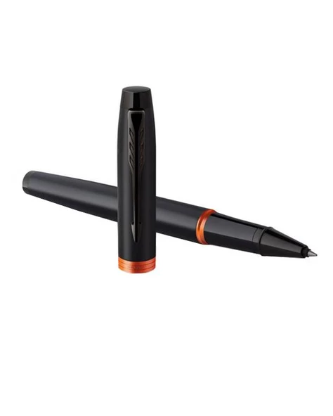 Parker Im Vibrant Rings Roller Kalem Siyah-Turuncu 2172945