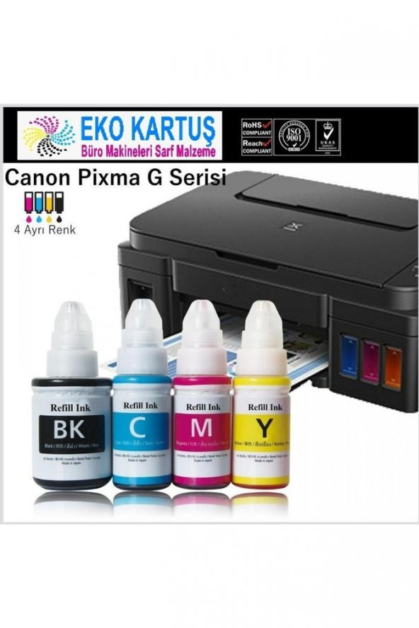 Canon GI 490 Mürekkep (Muadil)