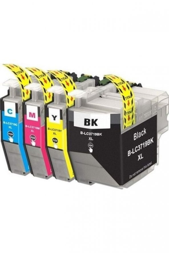 Brother Mfc-j2330dw 4 Renk Lc3719xl Muadil Kartuş