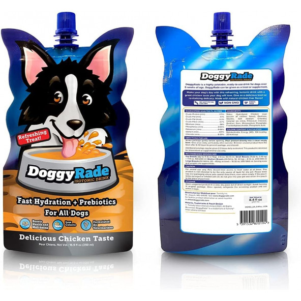 DOGGYRADE Köpekler Için Multi Vitamin Zengin Içerikli Takviye Çorbası Isotonic Drink 250 ml
