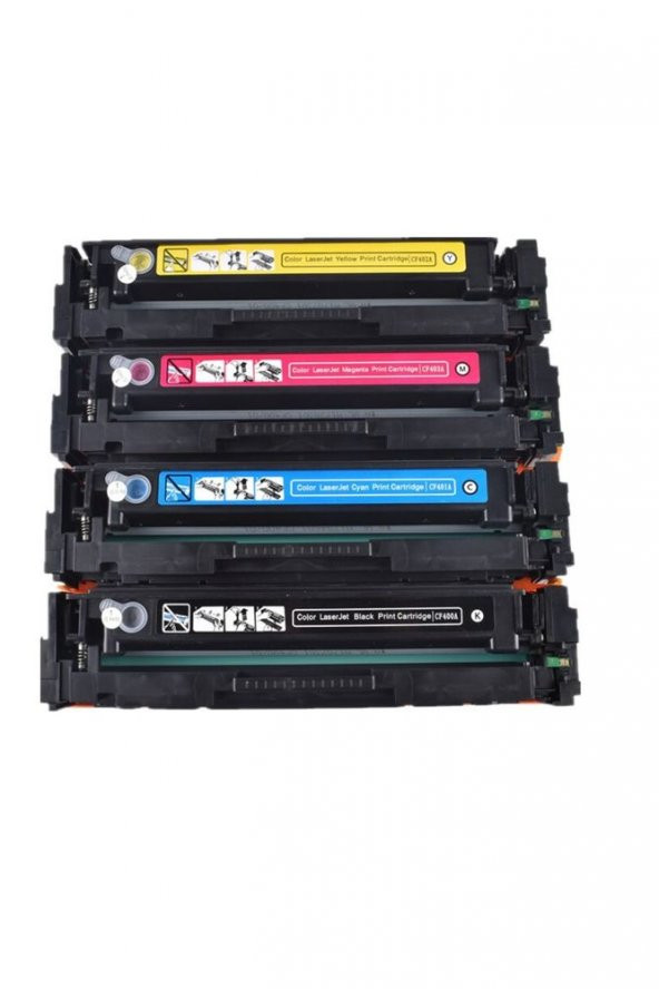 Hp Color LaserJet Pro M254dnw (CF540A-CF541A-CF542A-CF543A) (203A) TAKIM Muadil Toner - 2