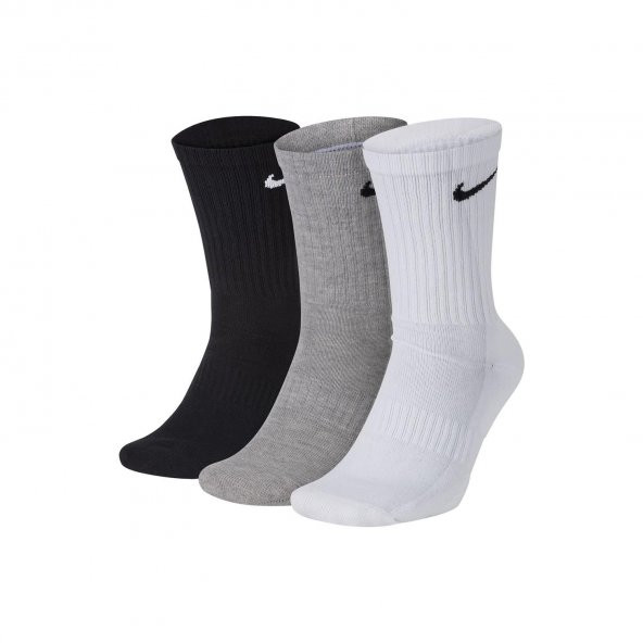 Nike SX7664-901 Everyday Cushioned 3 Lü Çorap Seti