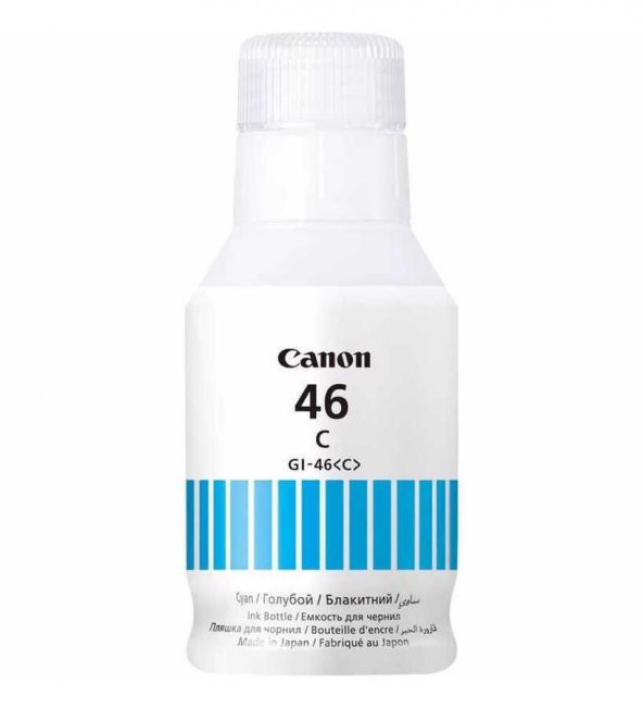 Canon GI-46 Orjinal Mürekkep Mavi / Canon Maxify GX6040 / GX6050 / GX7040 / GX7050 / GX7055