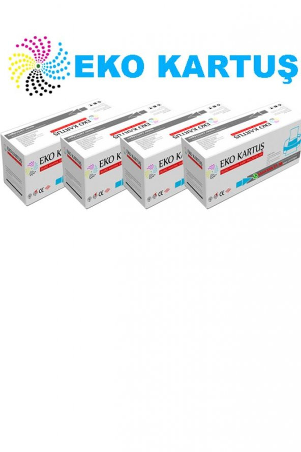 Hp Color LaserJet Enterprise M553 CF360 SET 4 RENK Muadil Toner - 3