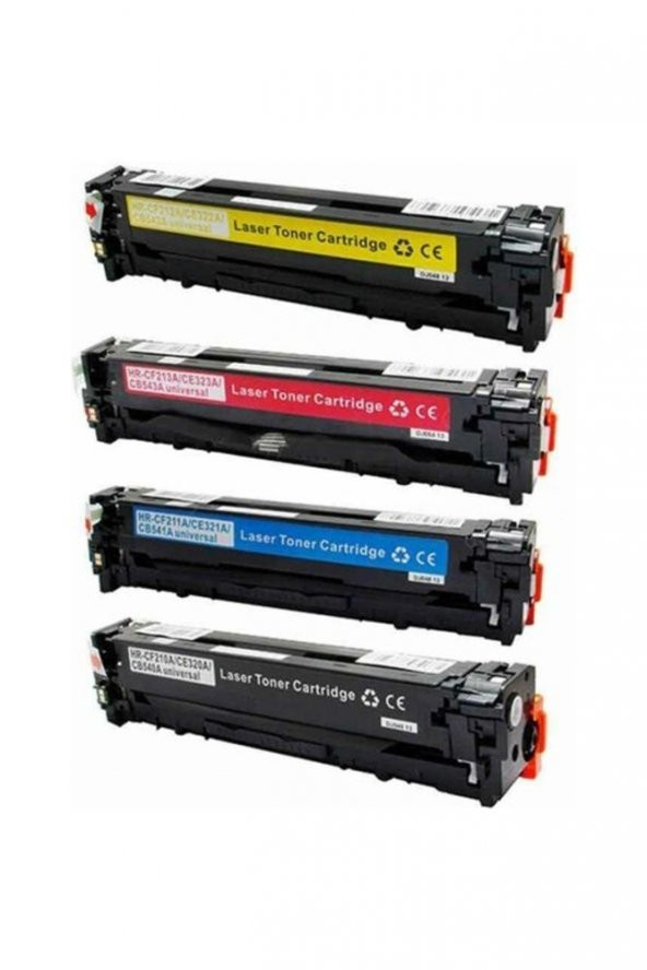 Hp Color Laserjet Cp1518nı (cb540-cb541-cb542-cb543) Set Muadil Toner - 2