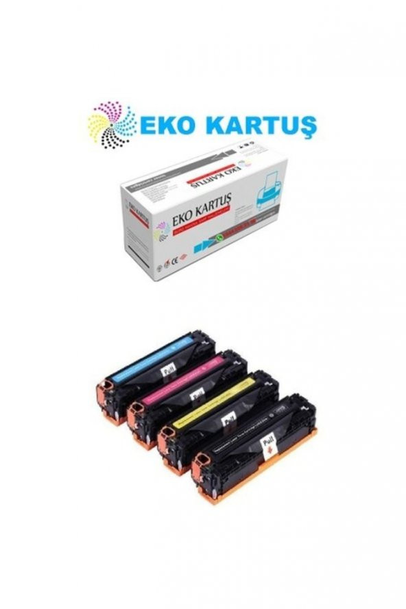 Hp Color Laserjet Cm2320nf cc530a-cc531a-cc532a-cc533a Set Muadil Toner