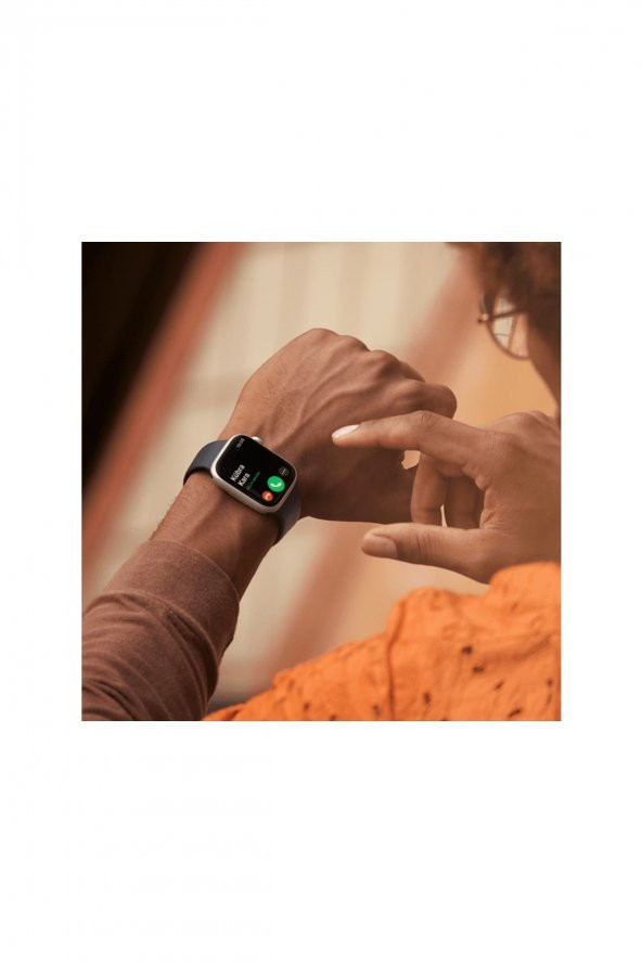 Apple Watch Series 8 GPS 45mm Gümüş Rengi Alüminyum Kasa ve Spor Kordon Akıllı Saat - 4