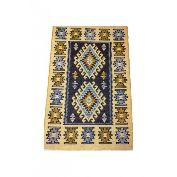 Algelsineve  Makine Dokuması Antik Kilim Yolluk Antik Tarz Eşme Desen - 3
