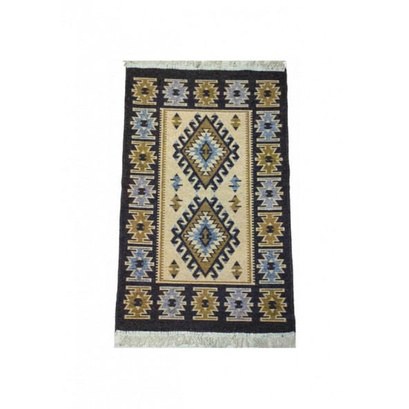Algelsineve  Makine Dokuması Antik Kilim Yolluk Antik Tarz Eşme Desen - 5