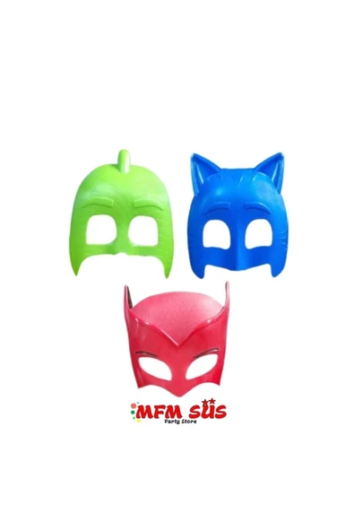 Parti Pjmask Plastik Maske 1 Adet