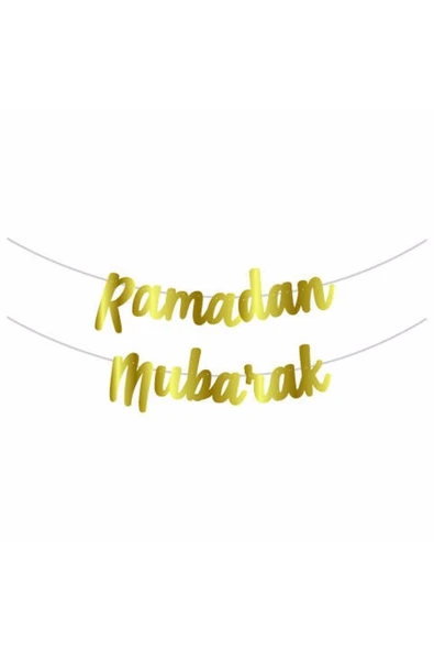 Mini Party Store Kaligrafi Banner Ramadan Mubarak