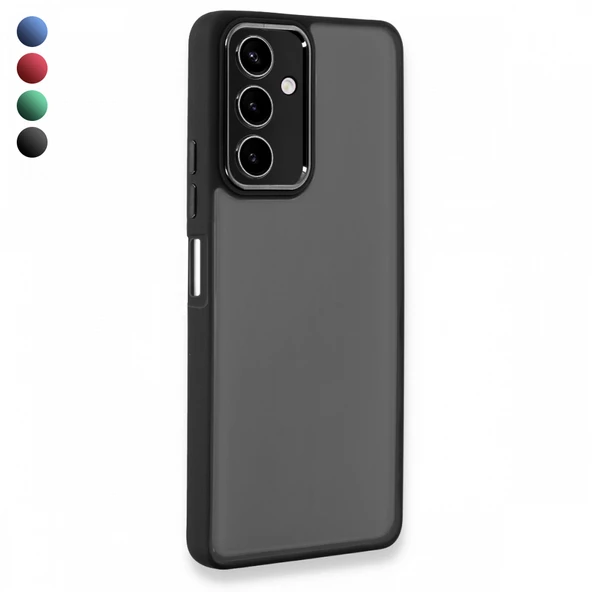 Samsung Galaxy A14 Kılıf Freya Lazer Lens Kamera Çerçeveli Silikon Kapak