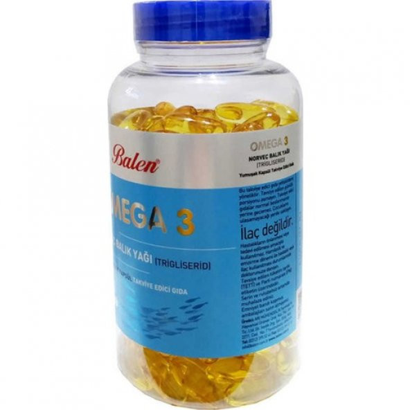 Balen Omega 3 Norveç Balık Yağı 1380 Mg 200 Kapsül x 2 Adet - 2