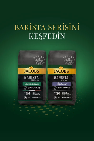 Jacobs Barista Çekirdek Kahve Crema İtalinao 1 kg - 5