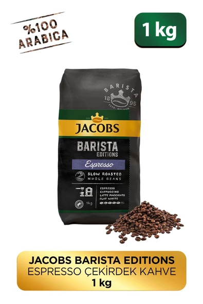 Jacobs Barista Çekirdek Kahve %100 Arabica Espresso 1 kg