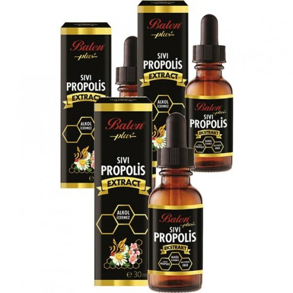 Balen Sıvı Propolis Ekstraktı 30 ml x 3 Adet