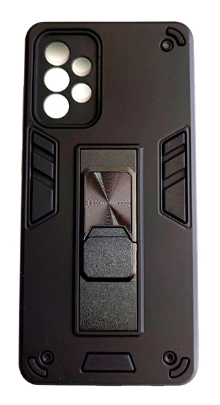 Samsung Galaxy A72 Uyumlu Tank Zırh Kılıf Standlı Metal Manyetik Tutucu ürün görseli 1