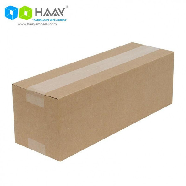 HAAY AMBALAJ 38x12x12cm Tek Oluklu Koli - Kraft (5 ADET)