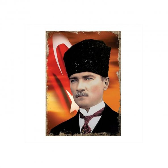 Mustafa Kemal Atatürk30 Ahşap Poster 20*30
