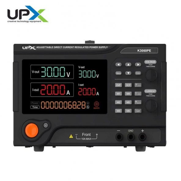 Upx K3050PE 0-30V 0-50A 10mv 10ma Programlanabilir Tek Çıkışlı Dc Ayarlı Güç Kaynağı