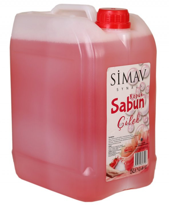 SİMAV Termal Sulu Çilek Özlü Köpük Sabun - 5 Lt - 2