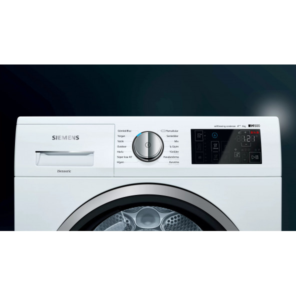 Siemens WT7WH460TR Wi-Fi A++ 9 kg Çamaşır Kurutma Makinesi - Resim 2