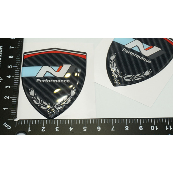 Hyundai N Line Performance Kelebek Cam Damla Desen Logo Arma Seti - 4
