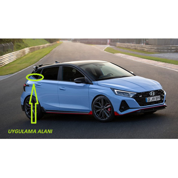 Hyundai N Line Performance Kelebek Cam Damla Desen Logo Arma Seti - 5