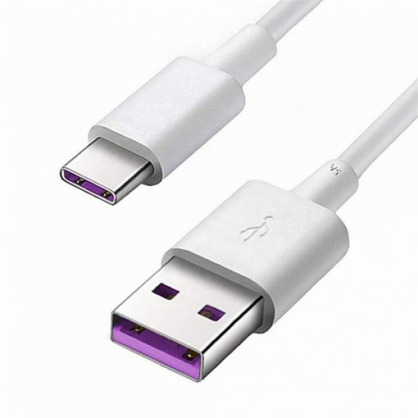 Orjinal Huawei Type C 5A 1M MOR Hızlı Şarj ve Data Kablosu (KARGO BEDAVA)