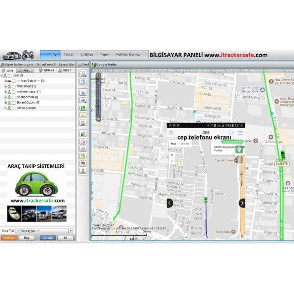 Karavan Takip Cihazı Gps Araba Motor Yat Tır takip Cihazı - 4