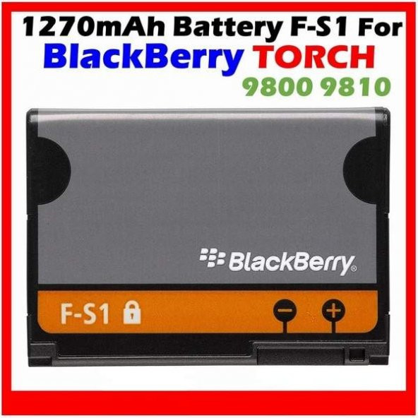 Day Blackberry 9810 F-S1 1270 mAh ORJİNAL Batarya Pil  Torch (Uzun Ömürlü 2 YIL GARANTİLİ)