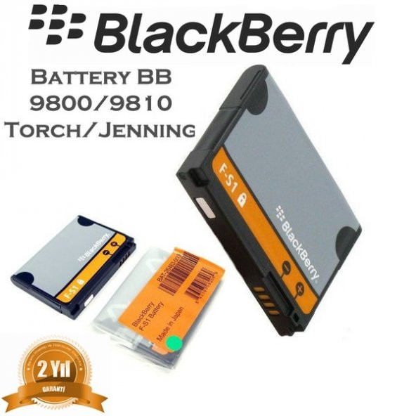 Day ORJİNAL Blackberry 1270 mAh Batarya Pil  Torch 9800 9810 F-S1 (Uzun Ömürlü 2 YIL GARANTİLİ)
