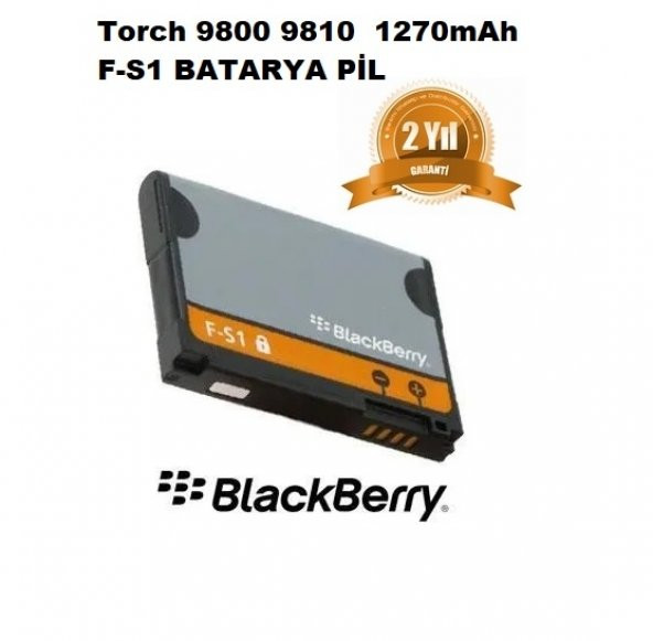 Day ORJİNAL Blackberry 1270 mAh Batarya Pil  Torch 9810 F-S1 (Uzun Ömürlü 2 YIL GARANTİLİ)